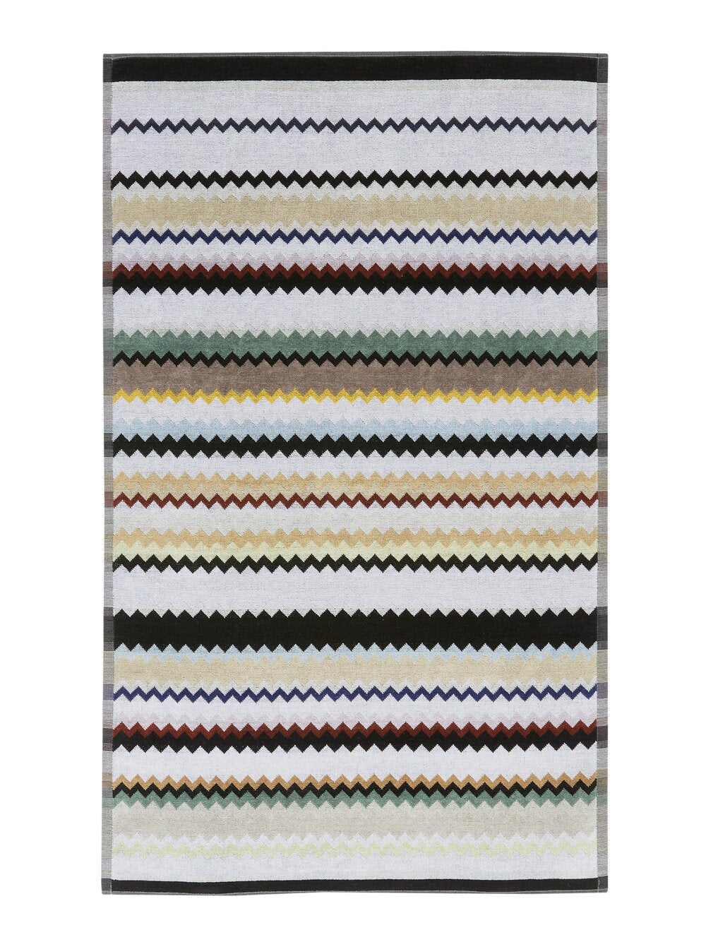 Curt håndklæde - 160 Black Multicolor